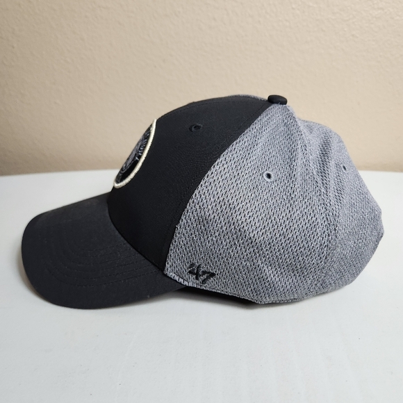 '47 Brand Milwaukee Bucks NBA Black/Gray Mesh Strap Back Cap - Picture 4 of 9